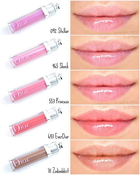 dior addict lipstick princess swatches|Dior Addict lip gloss.